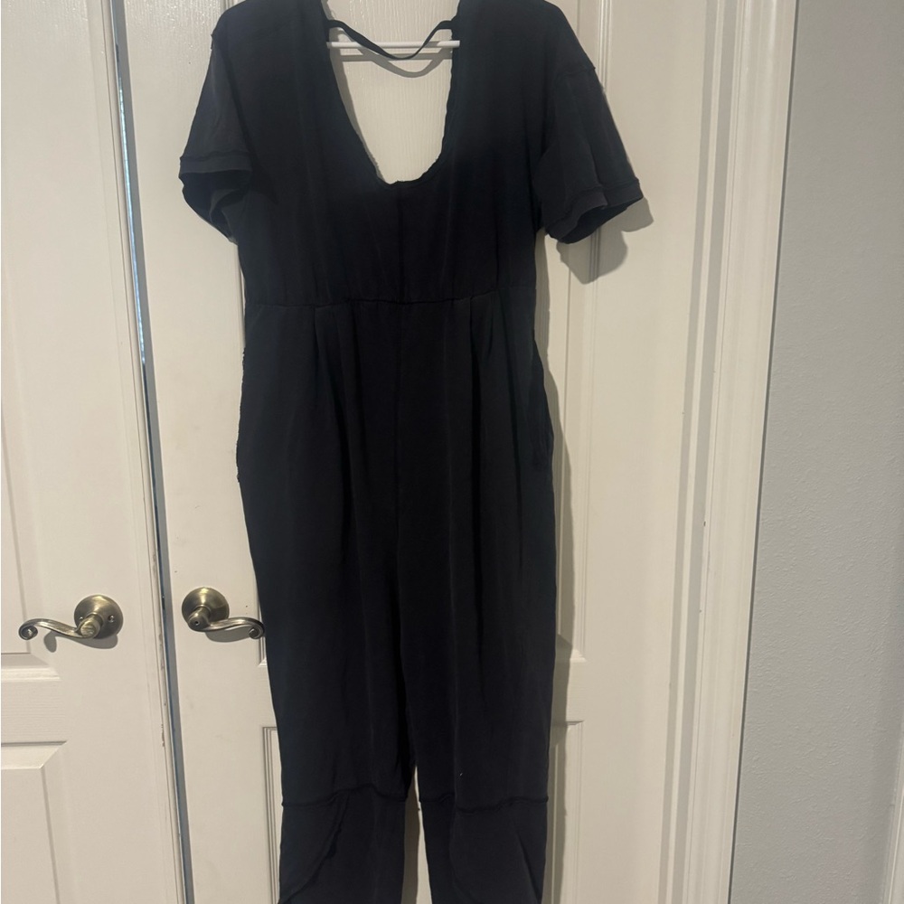 Free People Black Jumpsuit